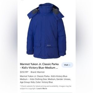 Marmot Down Yukon Jr Classic Parka